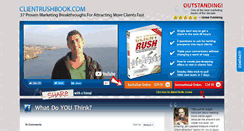 Desktop Screenshot of clientrushbook.com
